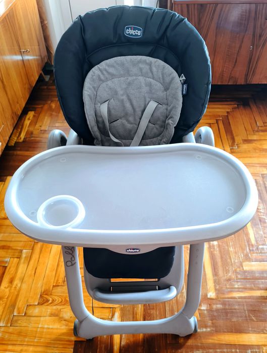 Стульчик для кормления Chicco Polly Magic Relax синий
