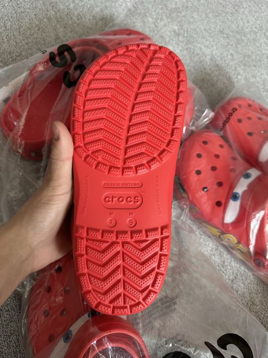 РОЗПРОДАЖ Crocs Mcqueen Cars Крокси Молнія Маквін в наявності 38-43