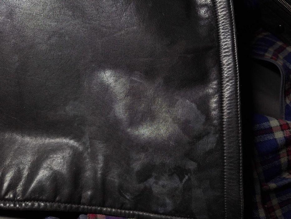 Пальто кожаное демисезонное, Германия, р. 52