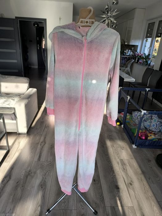 R.134/140 piżama polar kigurimi kombinezon jednorożec