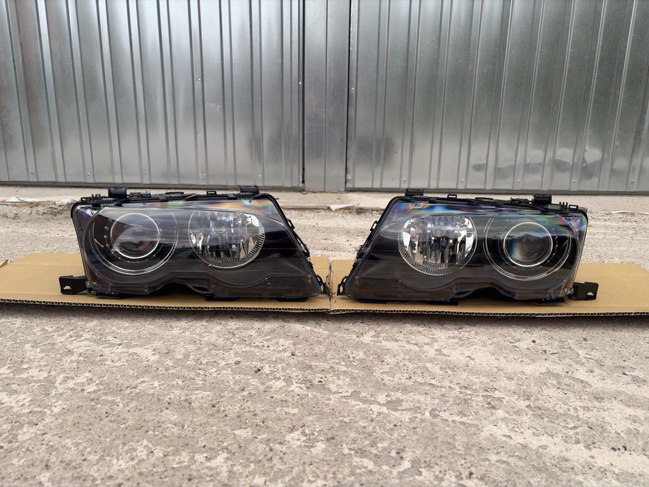 BMW E46 Coupe Cabrio BOSCH Bi Xenon NOWE Regeneracja Lampy Reflektory przedlift Oryginał piekne Europa komplet