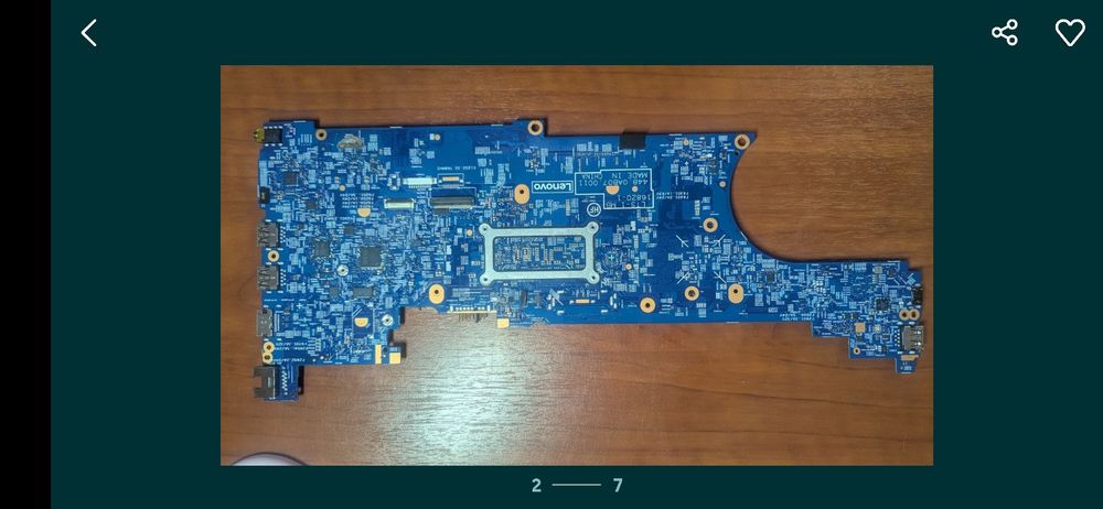 Материнська плата Lenovo LTS-1 MB 16820-1 (i5-7200U 3,1Ghz, HD Graphic