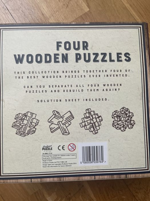 Пазл з натуральної деревени