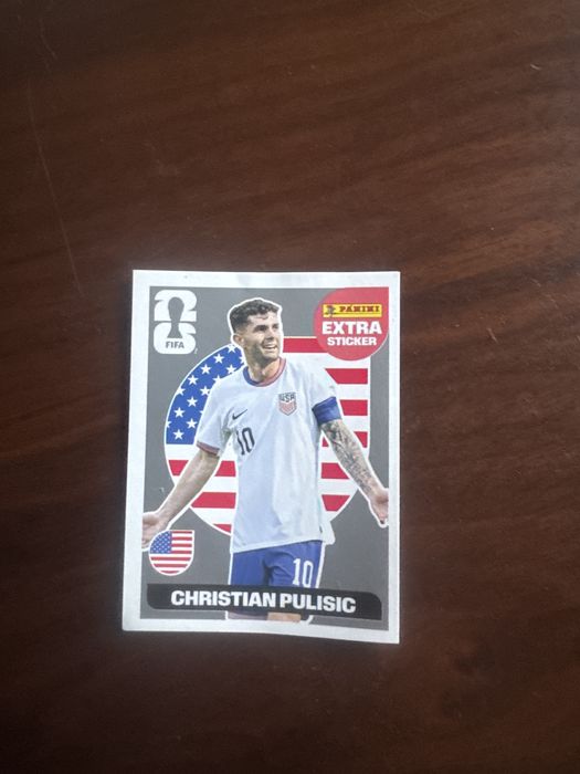 Mbapappe-extra sticker bronze   Pulisic- extra sticker silver