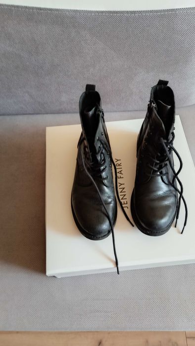 Buty dziewczęce, czarne