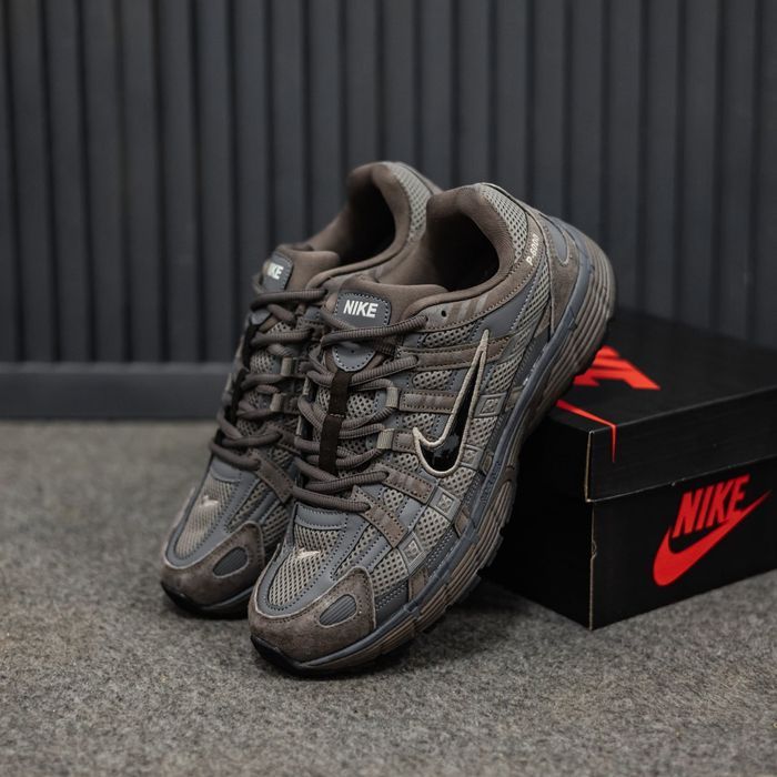 Кросівки Nike P-6000 Brown/Grey premium | Кроссовки Найк чоловічі жіночі