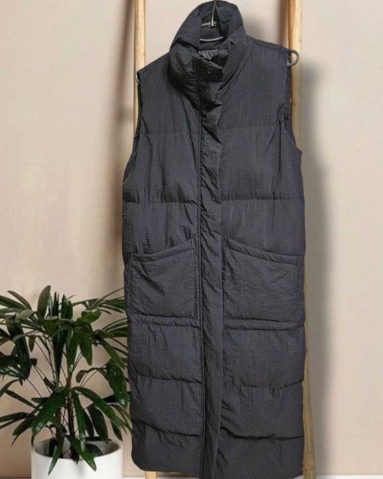 Ультралегкий длинный жилет на молнии oversize i saw it first, L/XL