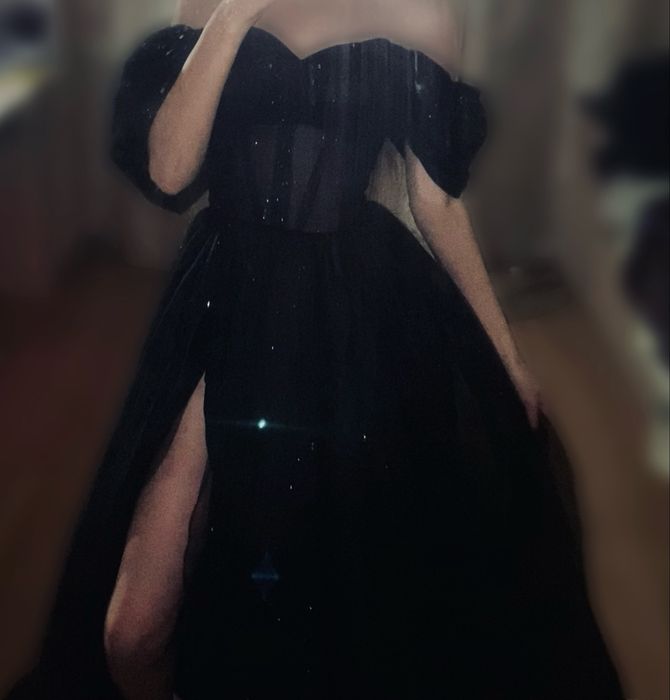 випускна/вечірня сукня чорна