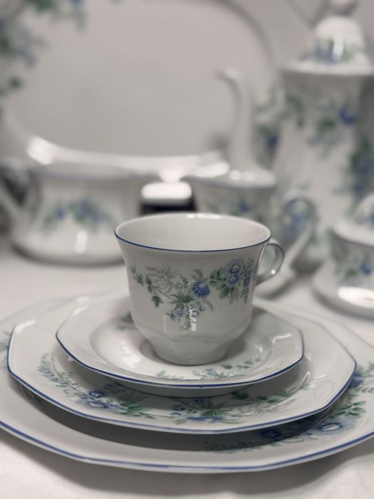 Порцеляновий новий сервіз Winterling, квітковий, білий,столовий сервіз