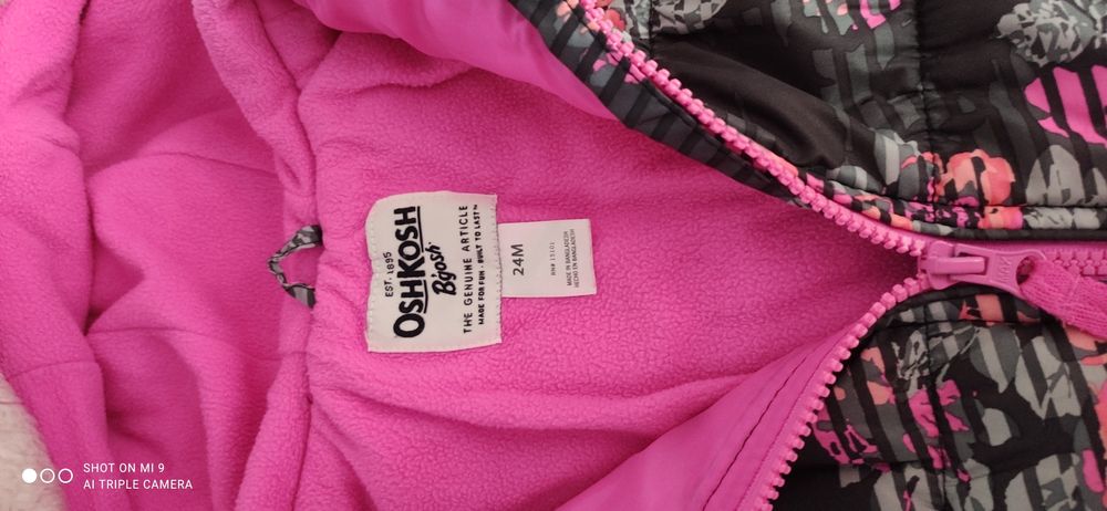 Продам теплий зимовий костюм carter's