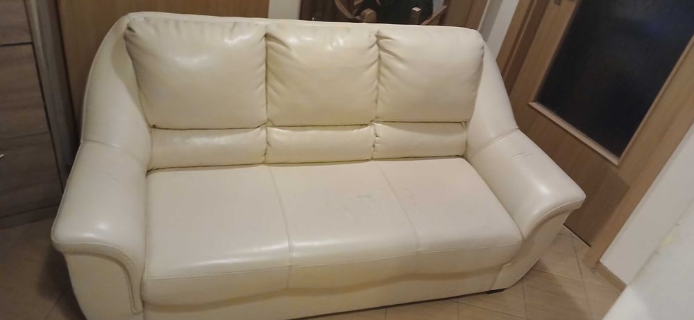 Skórzana sofa nie rozkładana