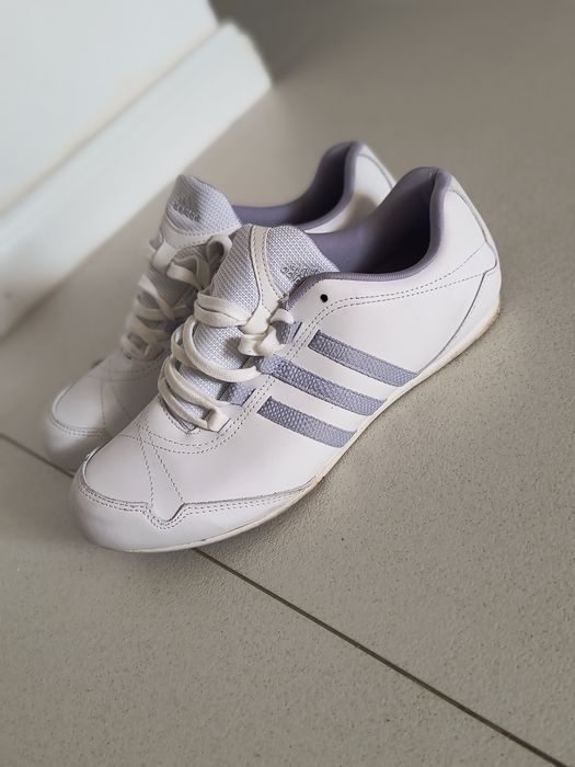 Buty damskie adidas 39 biało fioletowe