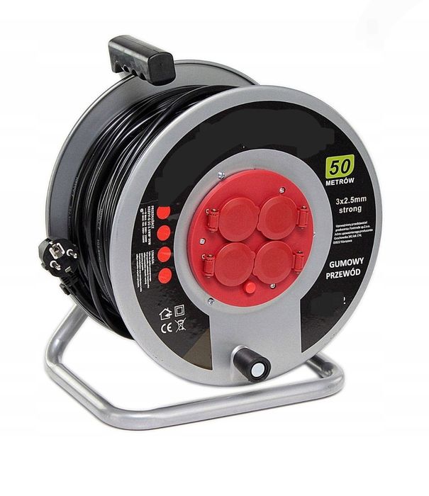 Przedluzacz bebnowy 50m 3x2,5