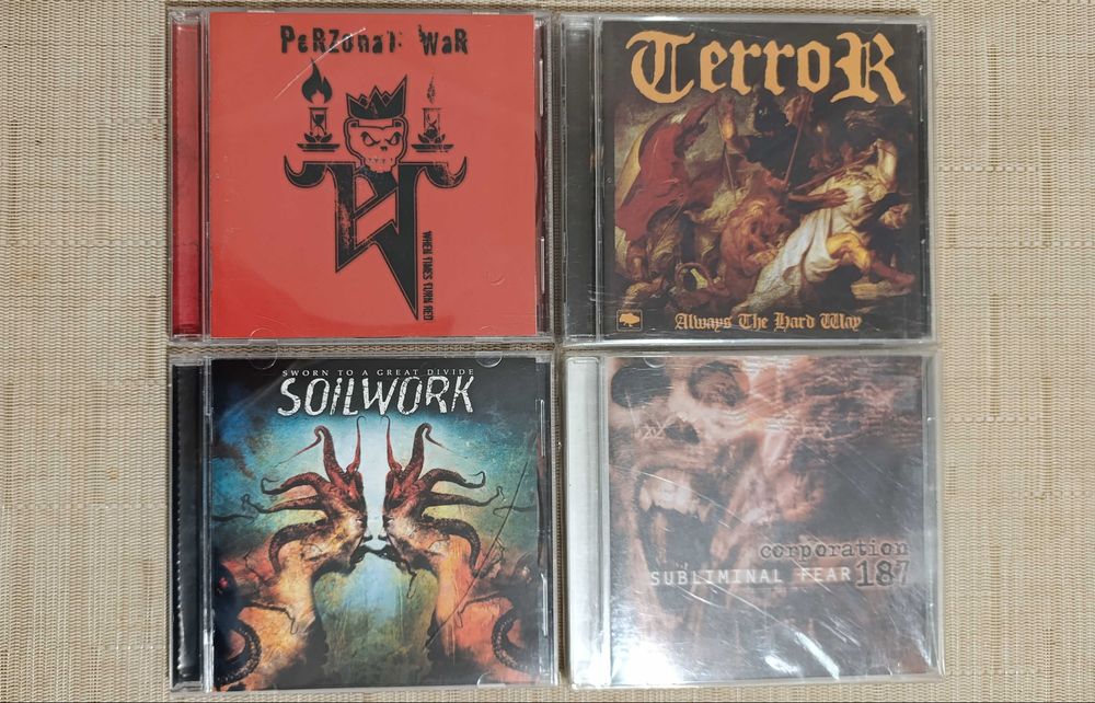 CD DVS,Warlock,Mendeed,Tankard Otep Korn Drone Deicide.