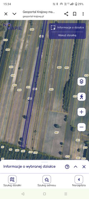 Sprzedam 2 działki rolne 1.75h ektara