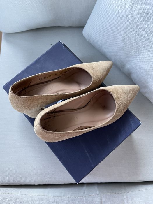 Czółenka Ryłko welur rozmiar 35