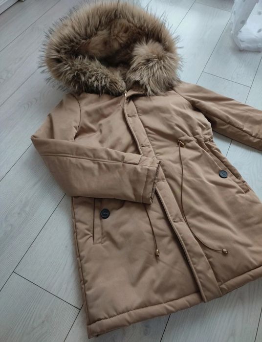 Kurtka k.zell M z futerkiem zimowa parka