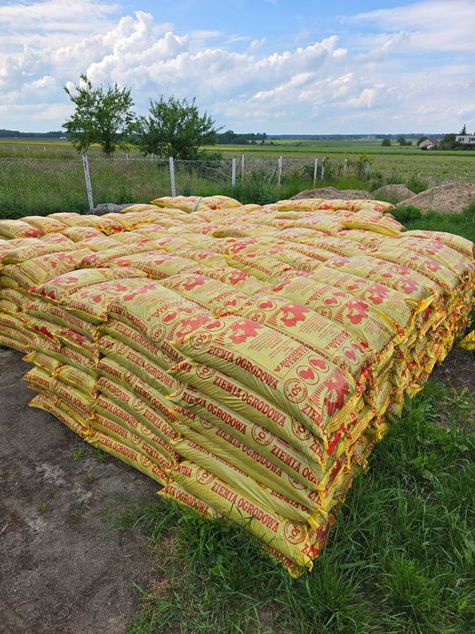 Ziemia Ogrodowa Kalisz Podłoże Torf Obornik Bydlęcy Worek 50L DOSTAWA GRATIS