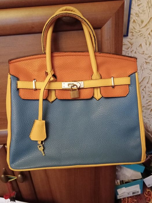Жін.сумка в стилі Hermes екошкіра
