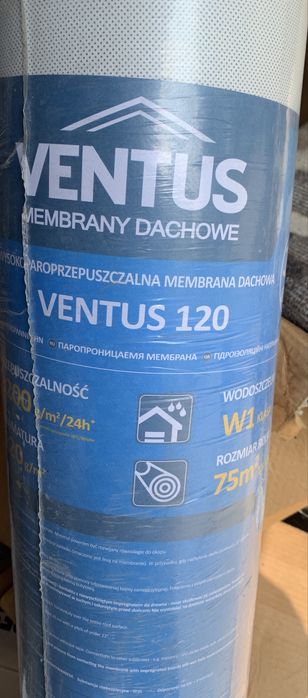 Sprzedam rolkę membrany dachowej ventus 120