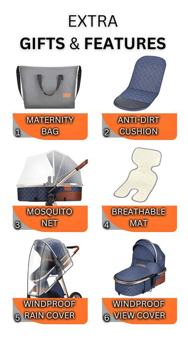 Trio LUXE - Cinzento - Novo em caixa C/Garantia