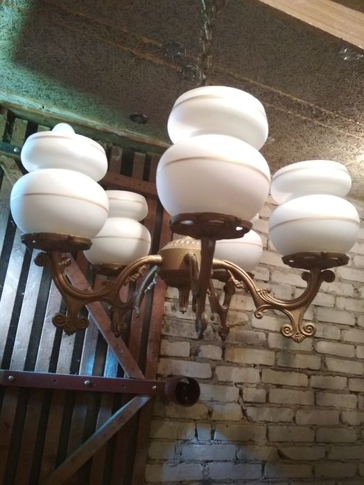 Lampa, żyrandol, retro, wiszący.