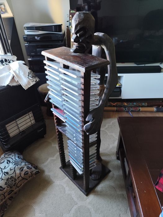 Porta CDs, arte africana