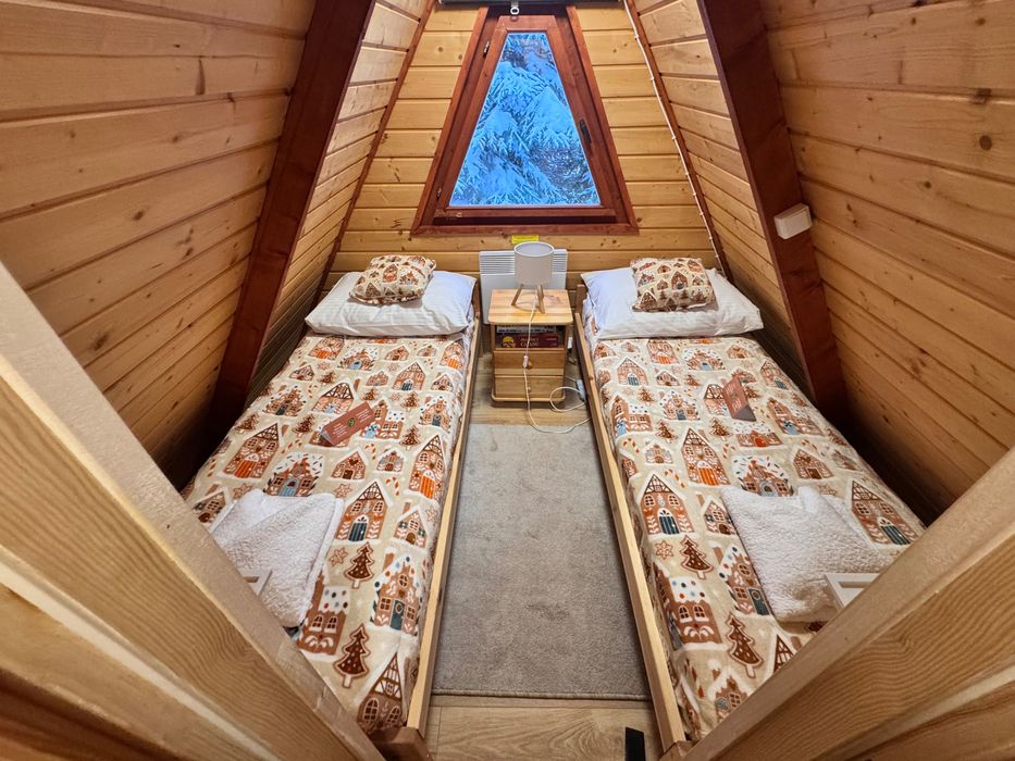 Górski Drewniany Domek w lesie termy sauna wanna SPA las góry jezioro