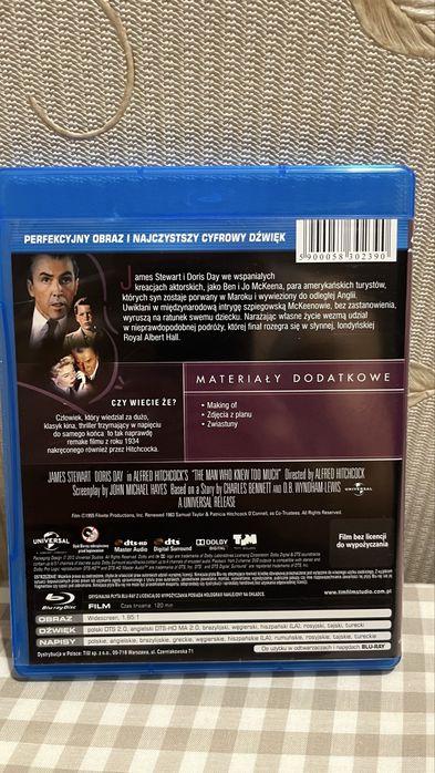Arcydzieła Hitchcocka Blu ray Unikat stan idealny