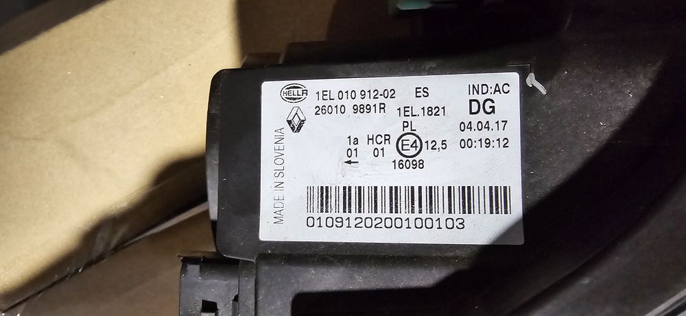 Renault Zoe Farol Direto
