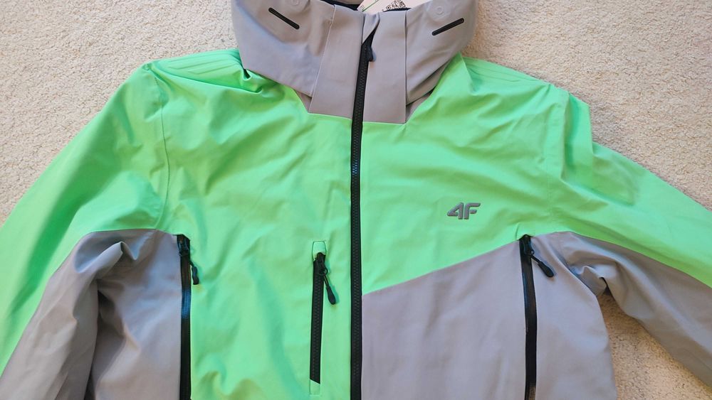 Kurtka narciarska 4FPro Dermizax 20000 męska szaro miętowa rozm L