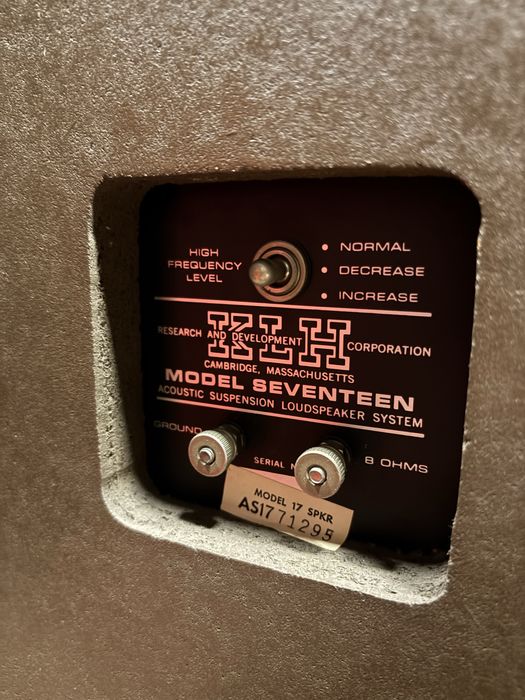 KLH Seventeen - kolumny/monitory vintge