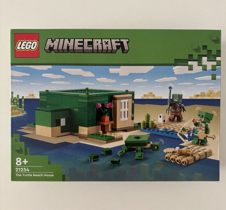 Lego domek tnt, zolw i kopalnia zestaw