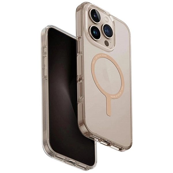 Etui UNIQ Clario Magclick Charging na iPhone 16 Pro - przezroczysto-zł