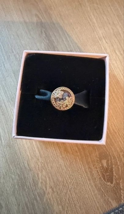 Charms Pandora pozłacany różowym złotem