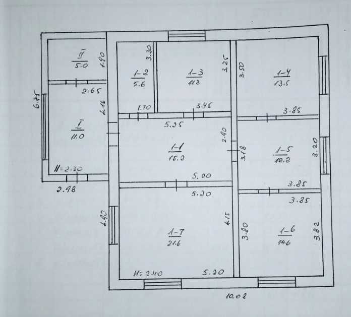 Будинок 2 поверх.110 кв. м, 7 кімнат,  Лесі УкраЇнки 43А смт Лисянка