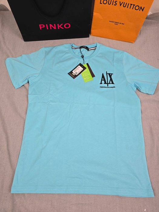 Koszulka męska tshirt Exchange Armani kolory znaczek premium M-XXXL