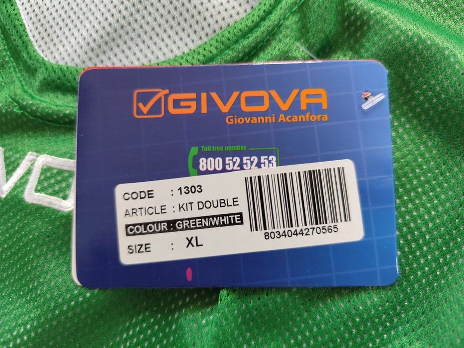 Komplet sportowy koszykówki Givova dwustronny koszulka spodenki XL