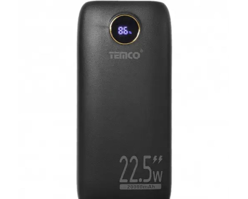 Павербанк Іспанія TEMCO PowerBank 20000mAh 22.5w (PAL13-N) 74Wh