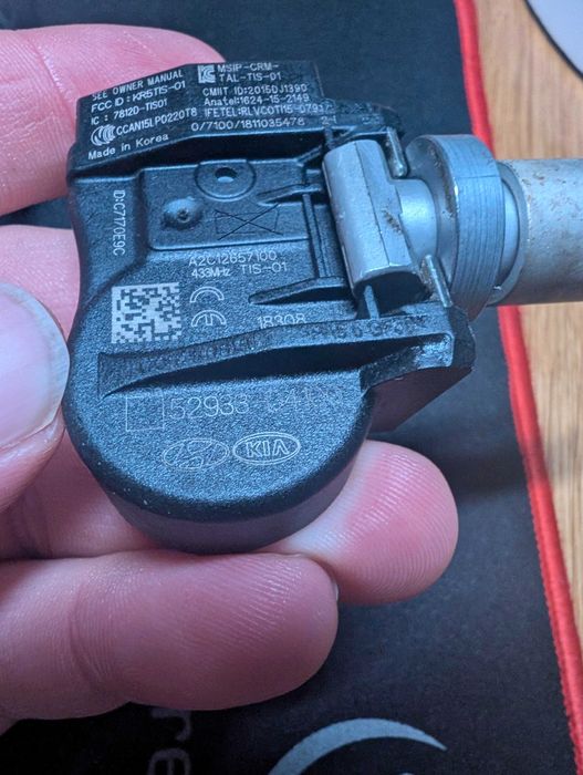 KIA HYUNDAI 4x Czujniki ciśnienia TPMS 52933-D4100 ORYGINAŁ