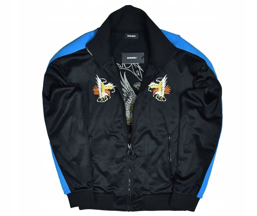 Diesel S-Vettym Bluza Track Jacket Tokyo Techno-Raver Aesthetic S