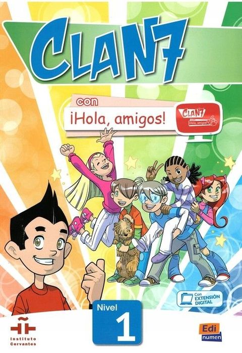 Clan 7 Con Hola Amigos 1 Język Hiszpański Podręcznik + Kod