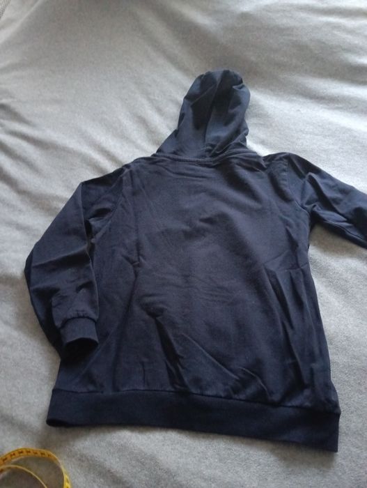 Bluza z kapturem i kangurem Pad granatowa 140