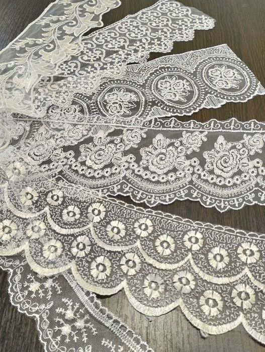 Мереживо вишивка на сітці кружева на сетке