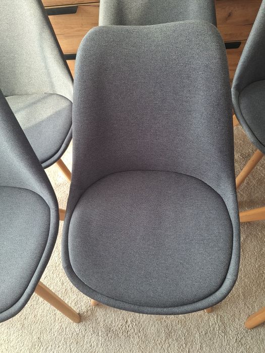 Krzesła tapicerowane 6 szt. Stan bdb