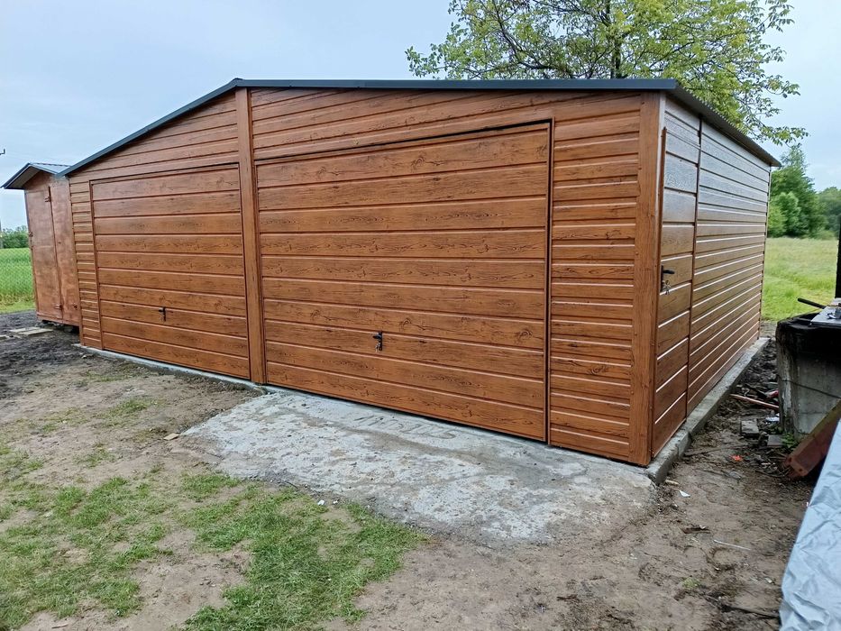 Garaż blaszany garaż blaszak garaże blaszane 7-5 6-6 profil poziom 7-6