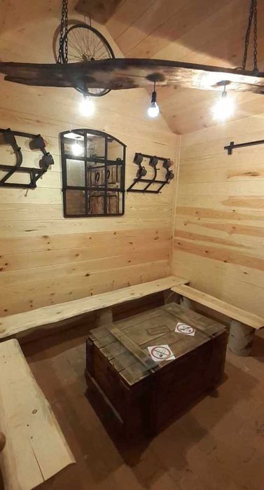 Biały domek na Mazurach - Zielony Łączyk BANIA SAUNA