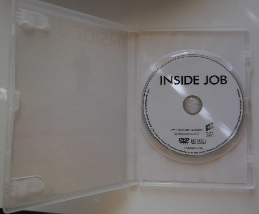 DVD Filme Inside Job - Vencedor do Melhor Documentário Óscares 2011