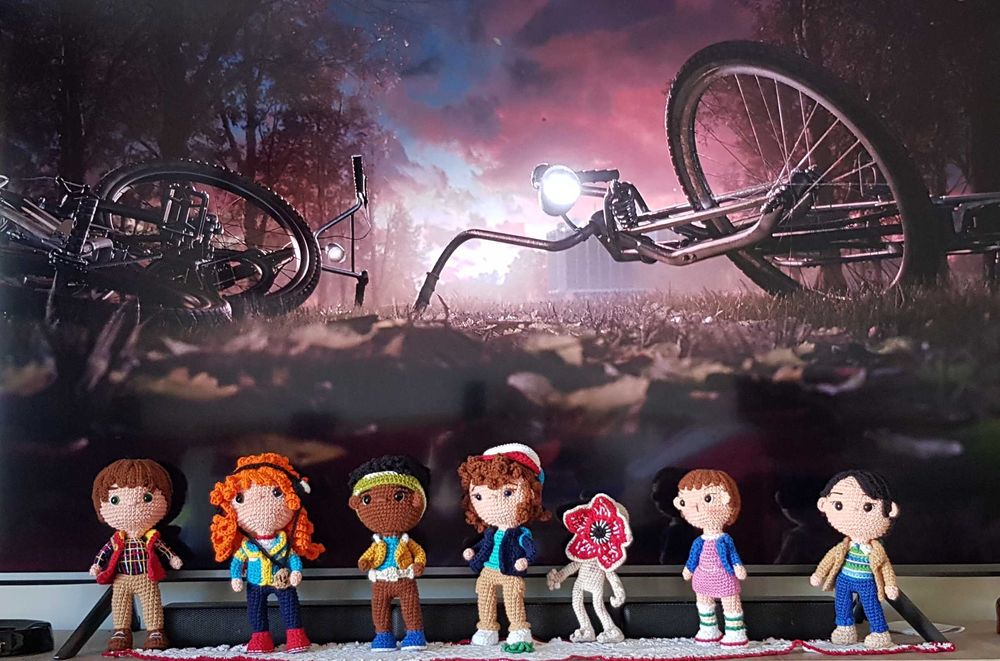 Stranger Things Feito à mão em Amigurumi