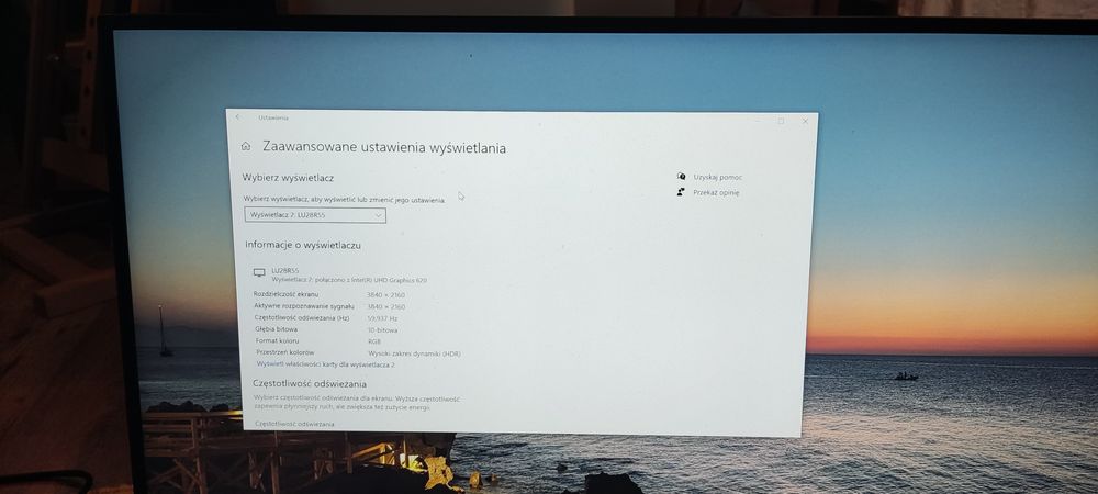 Monitor Samsung U28R550UQU 28" 4K IPS HDR
